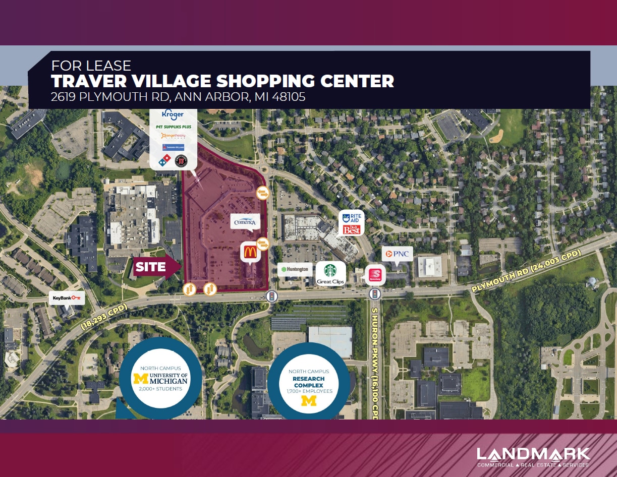 2601-2663 Plymouth Rd, Ann Arbor, MI to rent Building Photo- Image 1 of 1