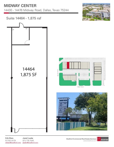 14430 Midway Rd, Farmers Branch, TX for rent - Floor Plan - Image 2 of 14