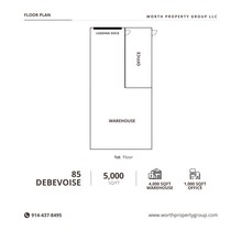 83-85 Debevoise Ave, Brooklyn, NY for rent Site Plan- Image 1 of 1