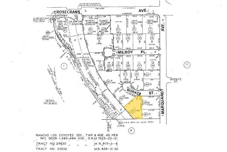 13724 Borate St, Santa Fe Springs, CA for sale - Plat Map - Image 1 of 1