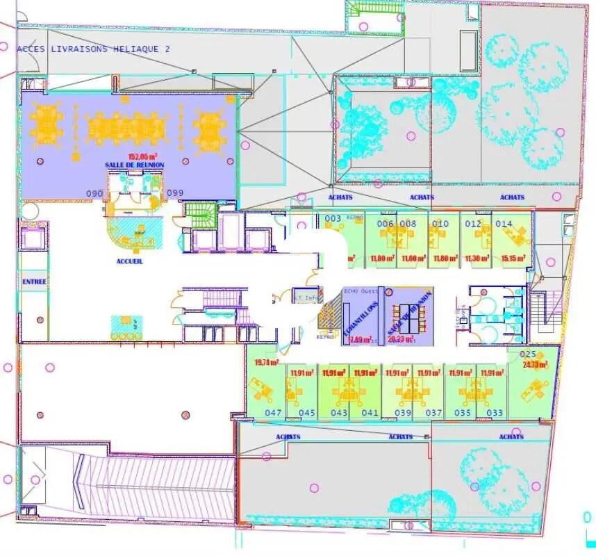 Office in Montreuil to rent Floor Plan- Image 1 of 5
