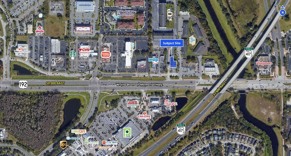 6029 W Irlo Bronson Memorial Hwy, Kissimmee, FL to rent - Aerial - Image 2 of 2