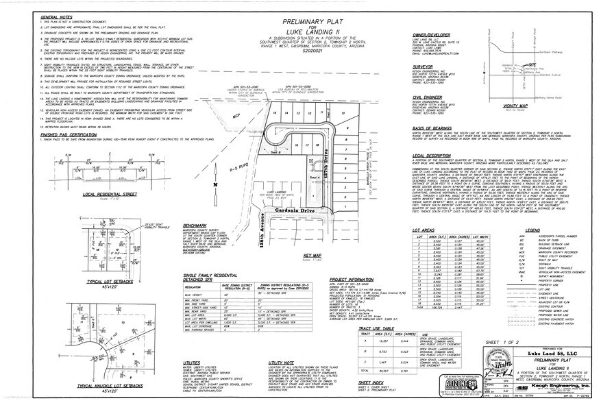 NEC Dysart Rd & Glendale Ave, Glendale, AZ for sale - Site Plan - Image 2 of 2