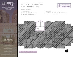 10500 NE 8th St, Bellevue, WA to rent Floor Plan- Image 1 of 1