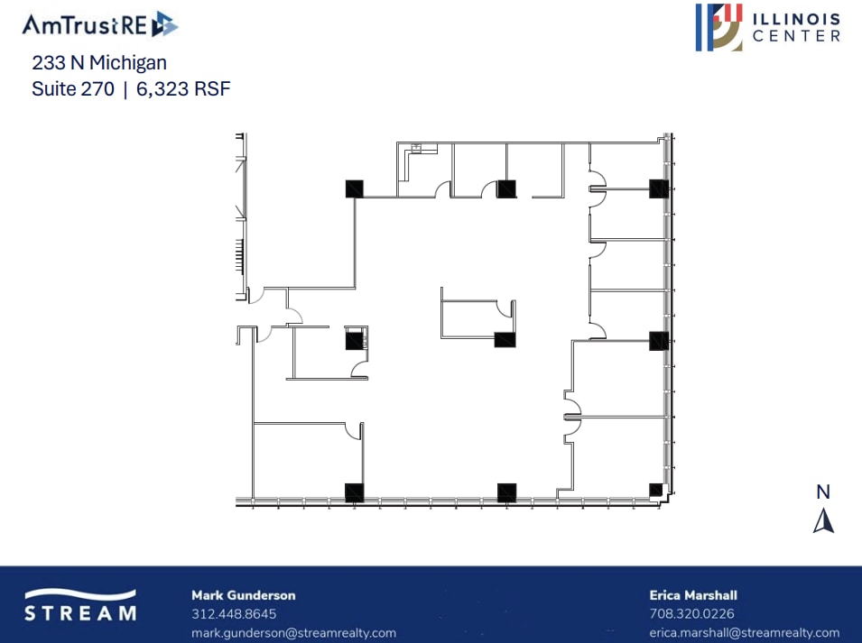 233 N Michigan Ave, Chicago, IL to rent Floor Plan- Image 1 of 1