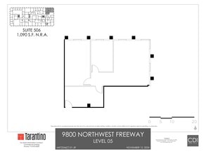 9800 Northwest Fwy, Houston, TX to rent Site Plan- Image 1 of 1