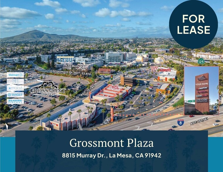 8900 Grossmont Blvd, La Mesa, CA for rent - Building Photo - Image 1 of 5