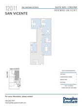 12011 San Vicente Blvd, Los Angeles, CA for rent Floor Plan- Image 2 of 2