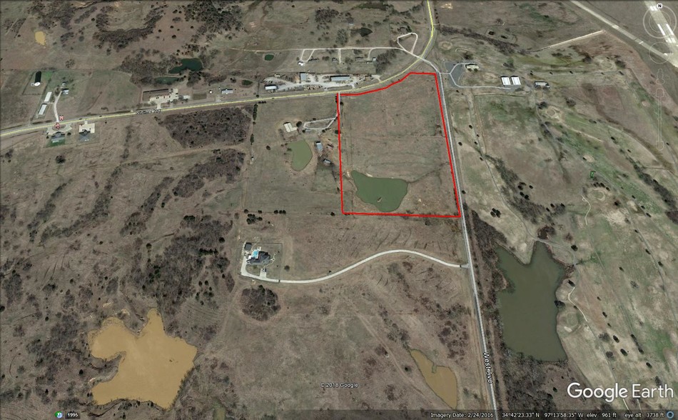 SW Corner of W Airline Rd & S West Ave, Pauls Valley, OK for sale - Other - Image 1 of 2