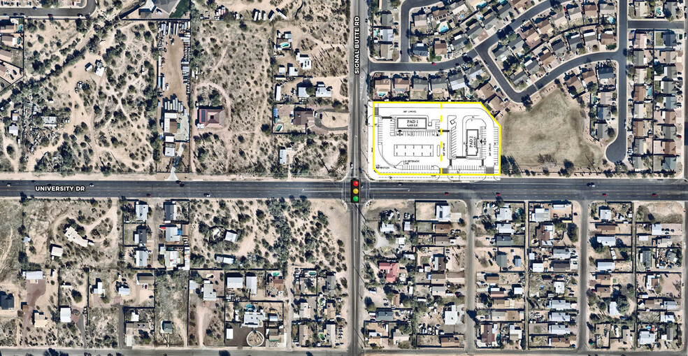 NE University Rd & Signal Butte Rd, Apache Junction, AZ for sale - Building Photo - Image 1 of 3