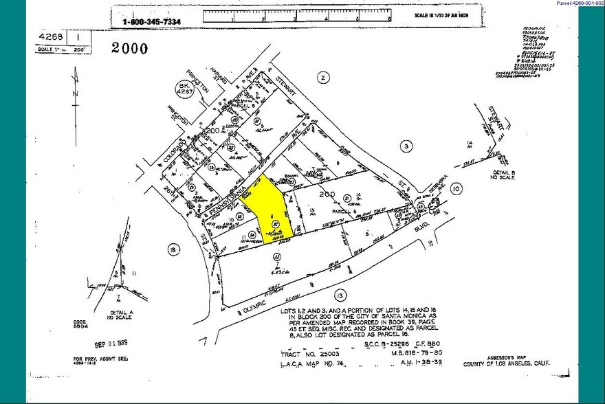 2700 Pennsylvania Ave, Santa Monica, CA for rent - Plat Map - Image 2 of 4