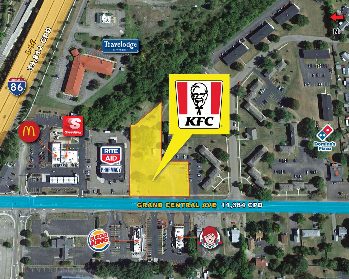 2122 Grand Central Ave, Horseheads 14845 KFC HORSEHEADS, NY