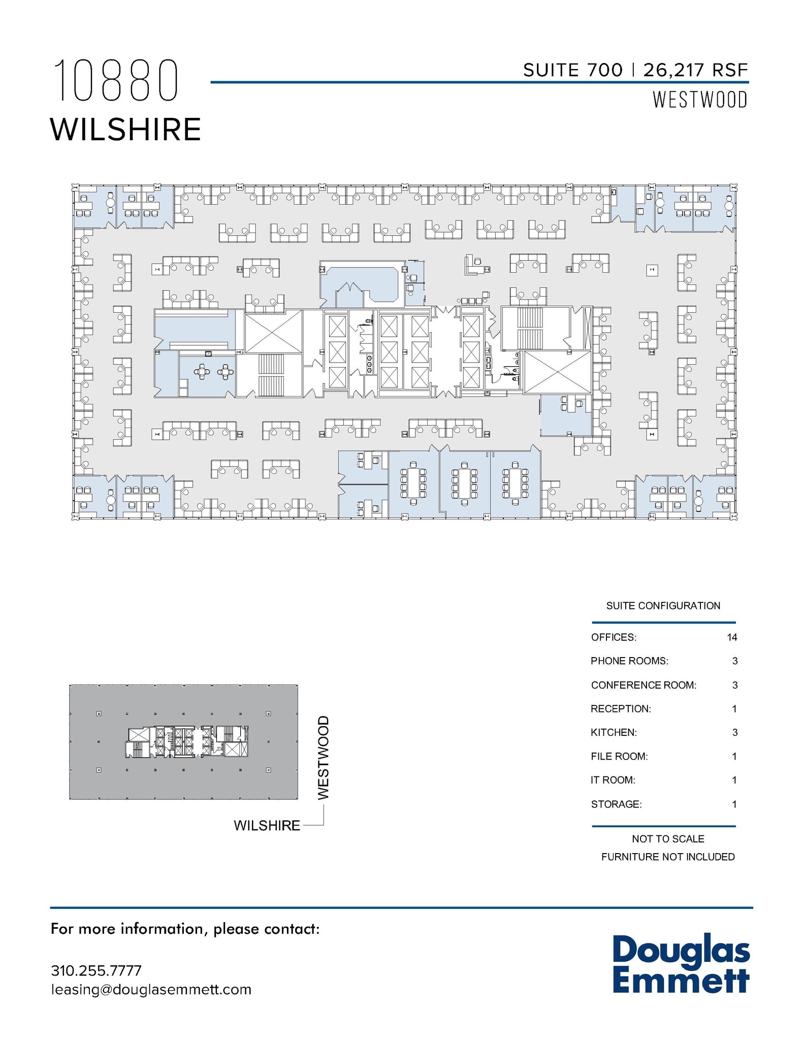 10880 Wilshire Blvd, Los Angeles, CA to rent Floor Plan- Image 1 of 1