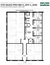 3400-3420 Basswood Blvd, Fort Worth, TX for rent Floor Plan- Image 1 of 1