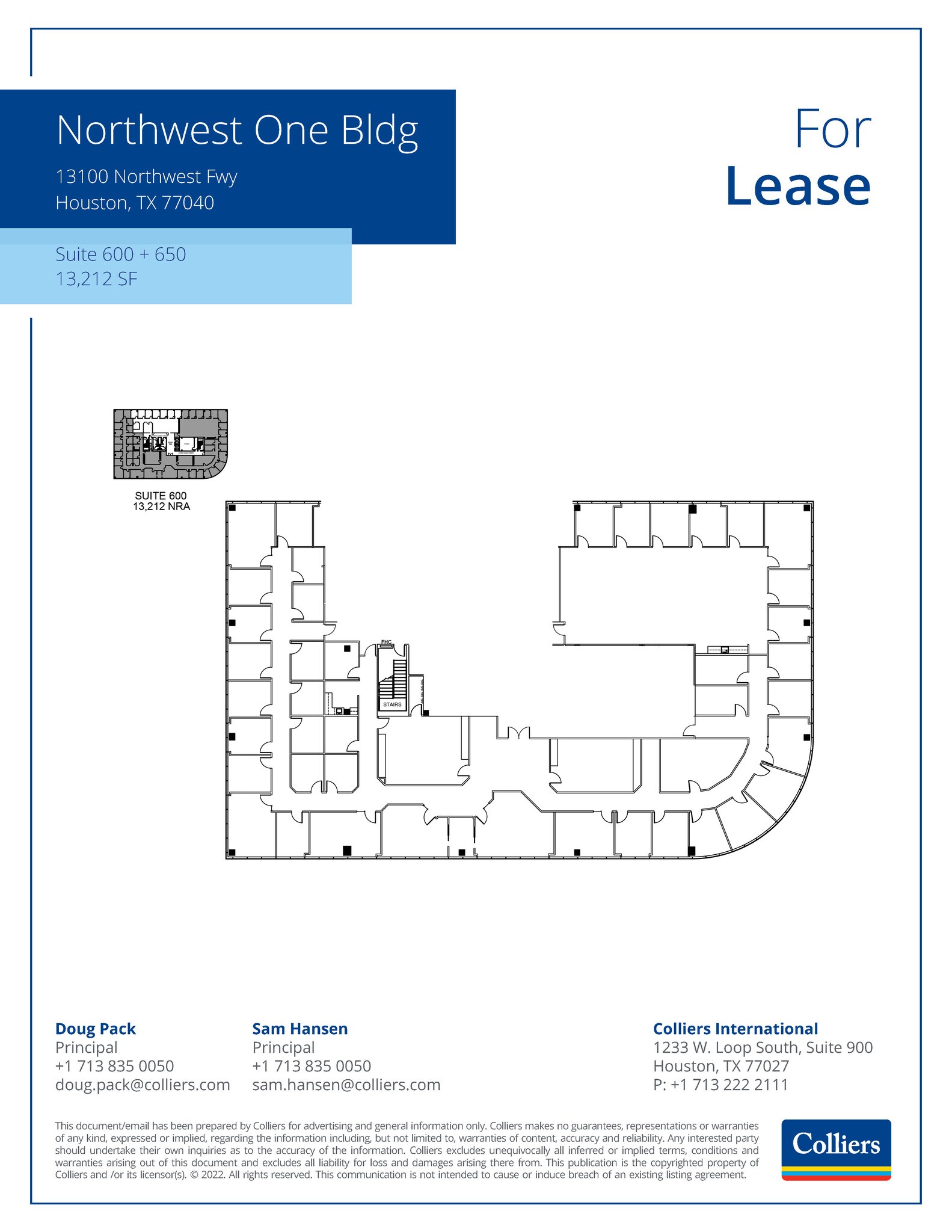 13100 Northwest Fwy, Houston, TX to rent Floor Plan- Image 1 of 1
