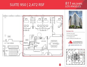 811 Wilshire Blvd, Los Angeles, CA for rent Floor Plan- Image 1 of 1