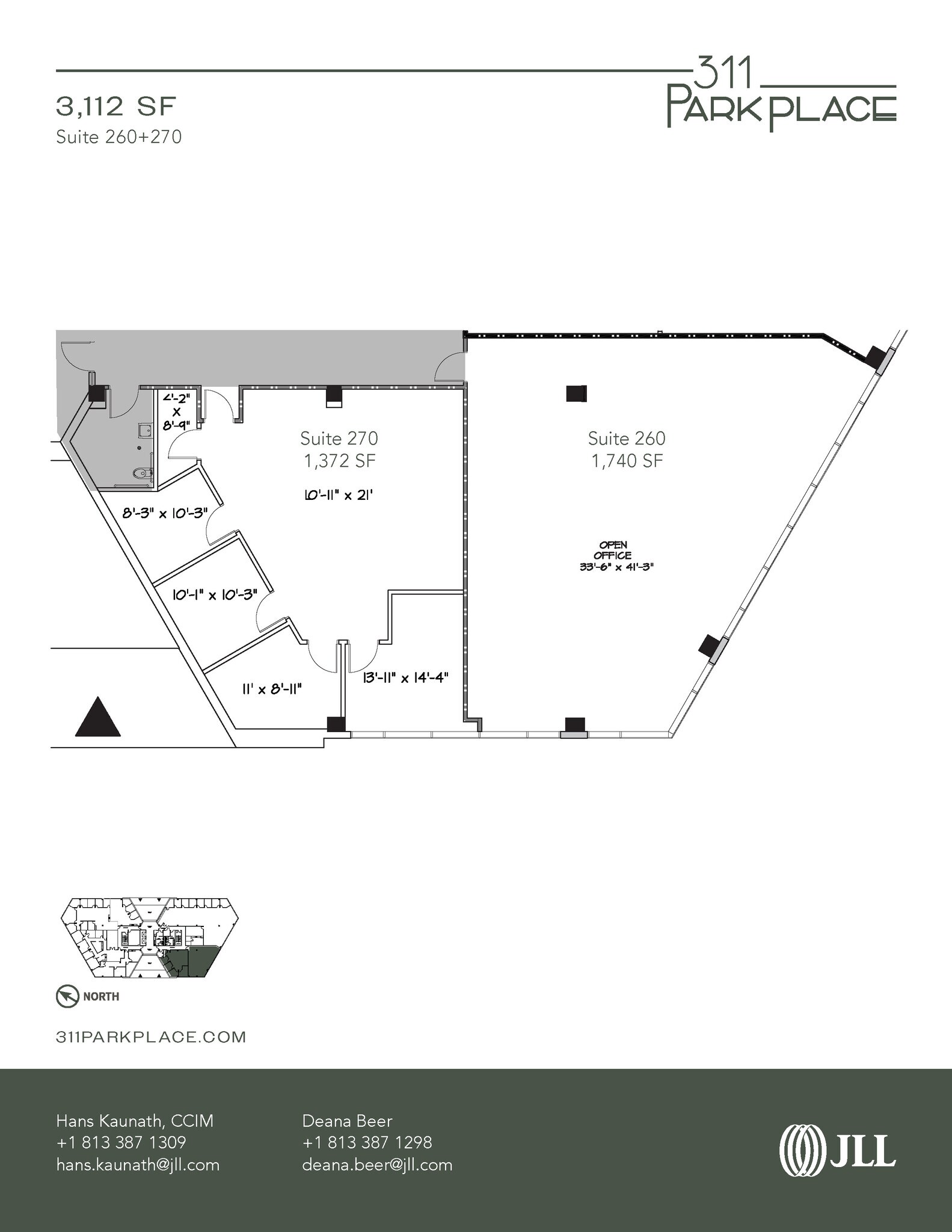 311 Park Place Blvd, Clearwater, FL to rent Floor Plan- Image 1 of 2