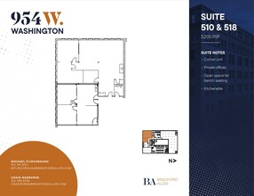 954 W Washington Blvd, Chicago, IL for rent Floor Plan- Image 2 of 4