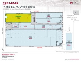 3751 S Hill St, Los Angeles, CA to rent Site Plan- Image 2 of 2