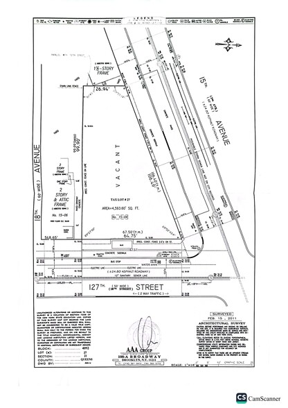 1502 127th St, College Point, NY for rent - Site Plan - Image 1 of 1