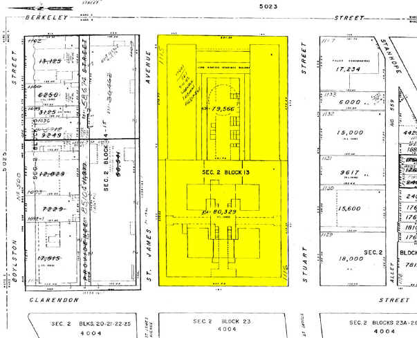 200 Clarendon St, Boston, MA for sale - Plat Map - Image 1 of 1