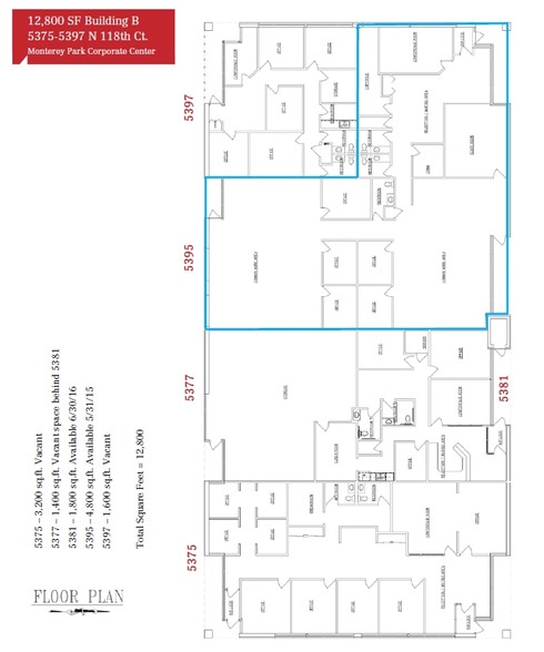 5375-5397 N 118th Ct, Milwaukee, WI for sale - Floor Plan - Image 3 of 3