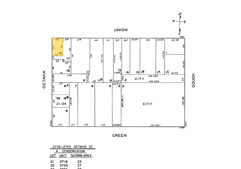 1793 - 1799 Union St, San Francisco, CA for rent - Plat Map - Image 3 of 3