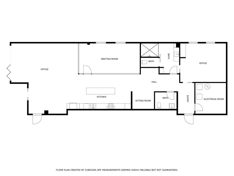 224 SE 2nd St, Bentonville, AR for rent - Floor Plan - Image 2 of 9