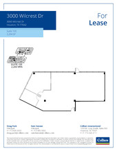 3000 Wilcrest Dr, Houston, TX for rent Floor Plan- Image 1 of 2