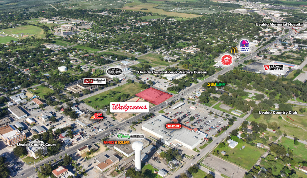 250 E Main St, Uvalde, TX for sale - Aerial - Image 1 of 1