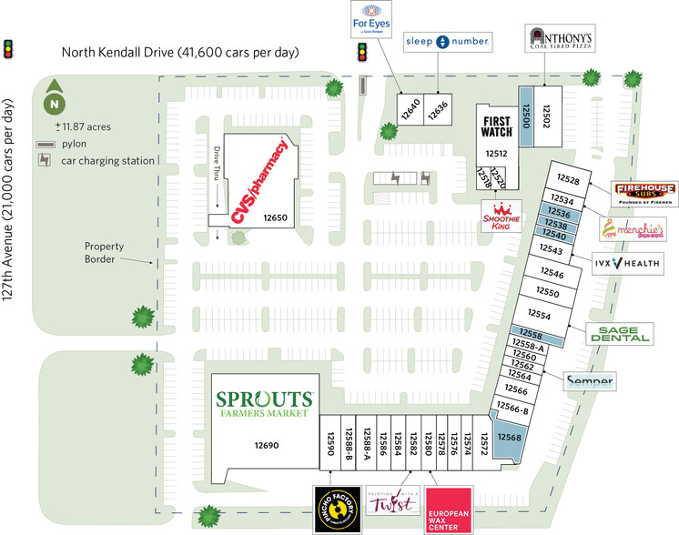 12500-12650 SW 88th St, Miami, FL for rent - Site Plan - Image 2 of 16