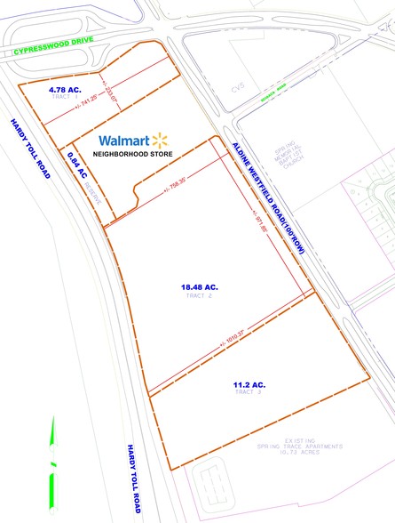 Aldine Westfield Rd, Spring, TX for sale - Site Plan - Image 3 of 5