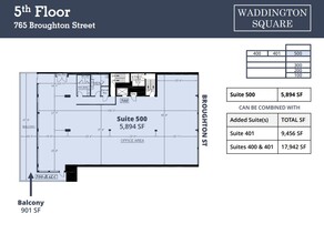 765-777 Broughton St, Victoria, BC for rent Floor Plan- Image 1 of 1