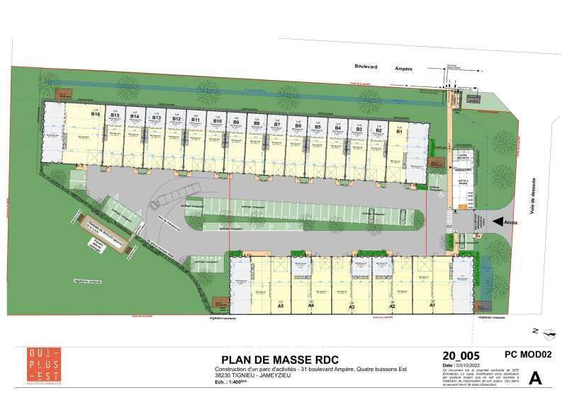 Light Industrial in Tignieu-Jameyzieu to rent Site Plan- Image 1 of 1