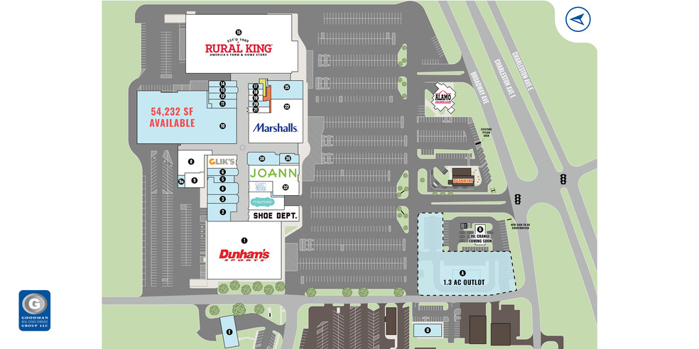 Cross County Mall Outlots portfolio of 2 properties for sale on LoopNet.co.uk - Site Plan - Image 2 of 6