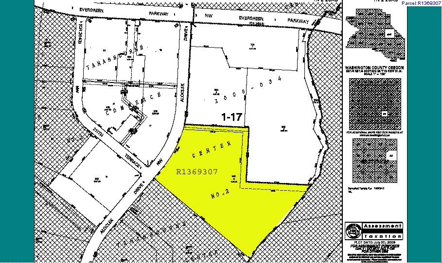 3220 NE Aloclek Dr, Hillsboro, OR for rent - Plat Map - Image 2 of 3