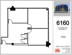 6160 N Cicero Ave, Chicago, IL for rent Floor Plan- Image 1 of 5