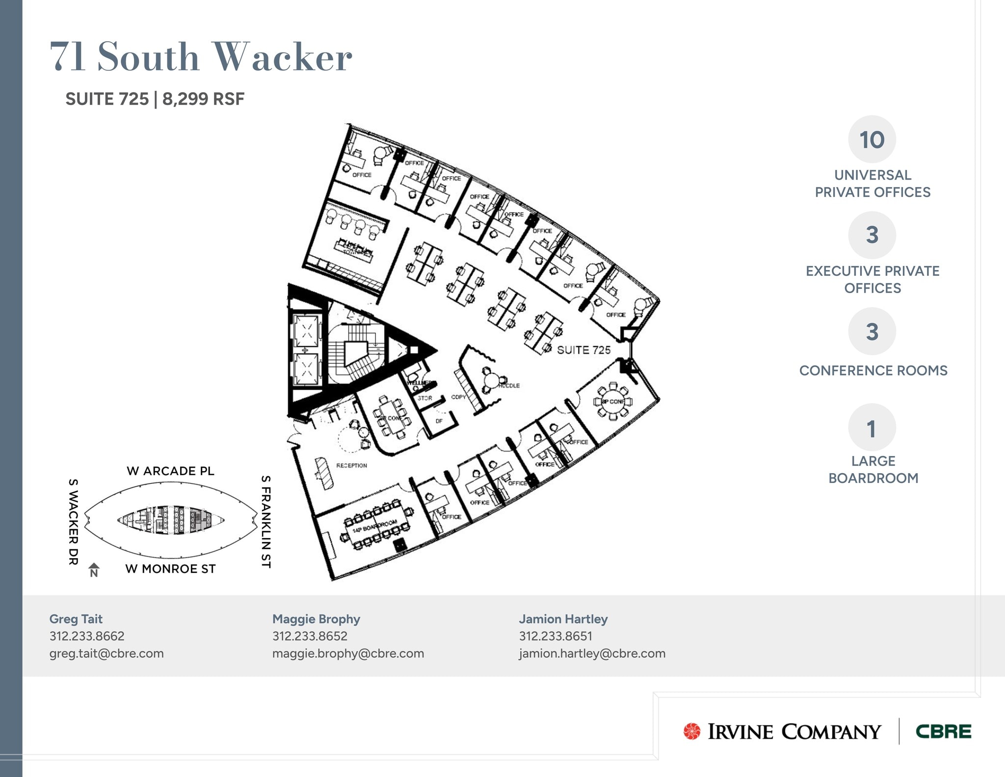 71 S Wacker Dr, Chicago, IL to rent Site Plan- Image 1 of 1