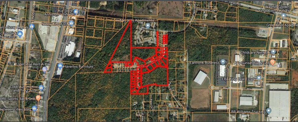 1000 Eagle Pass Way, Anniston, AL for sale - Plat Map - Image 1 of 1