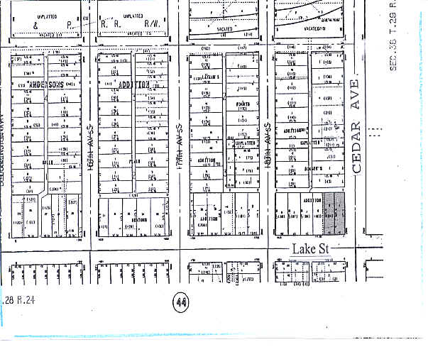 1822 E Lake St, Minneapolis, MN for rent - Plat Map - Image 2 of 5