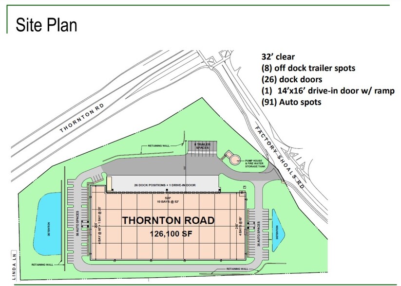 00 Thornton Road, Lithia Springs, GA for rent - Site Plan - Image 2 of 2