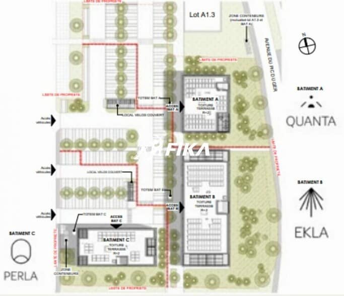 Office in Muret to rent - Site Plan - Image 2 of 4