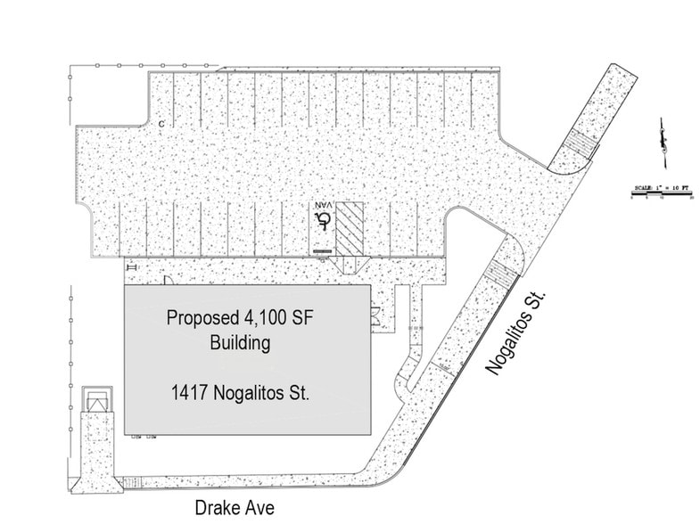 1417 Nogalitos, San Antonio, TX for rent - Site Plan - Image 2 of 7