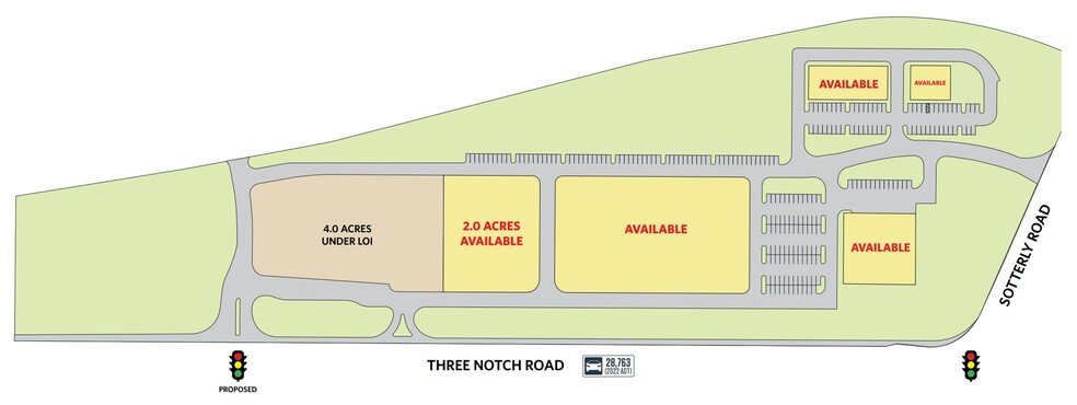 Three Notch Rd, Hollywood, MD for rent - Site Plan - Image 2 of 2