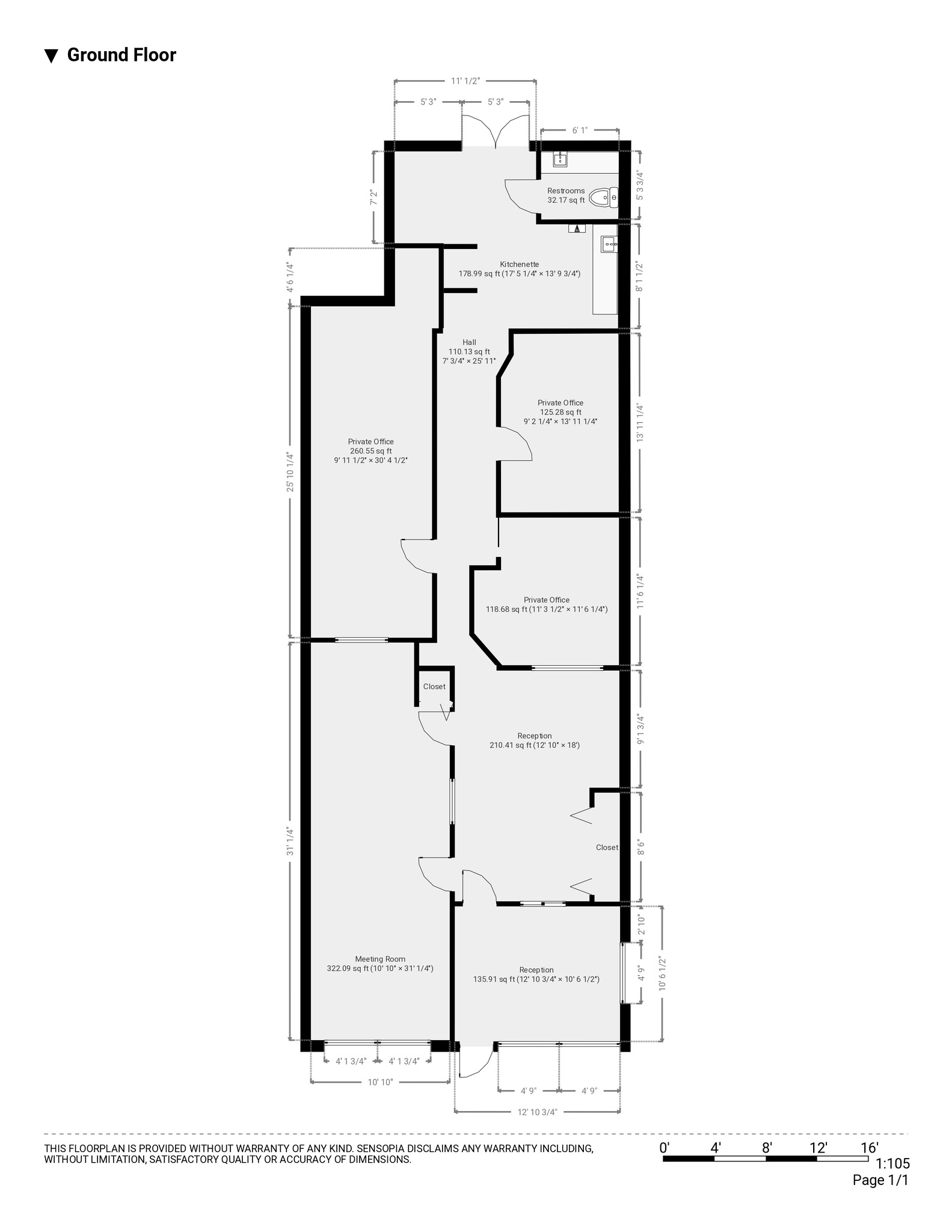 3601 W Commercial Blvd, North Lauderdale, FL for rent Floor Plan- Image 1 of 1