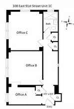 108 E 91st St, New York, NY for rent Floor Plan- Image 1 of 1