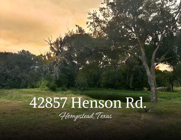 42857 Henson Rd, Hempstead, TX for sale - Building Photo - Image 1 of 6