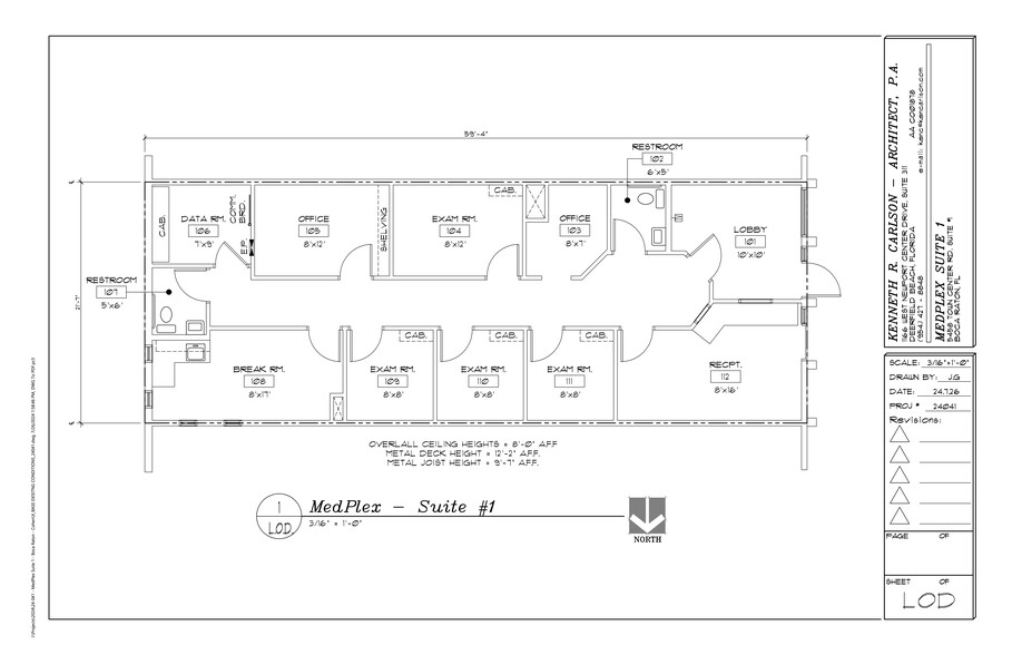 5458 Town Center Rd, Boca Raton, FL for rent - Site Plan - Image 2 of 2