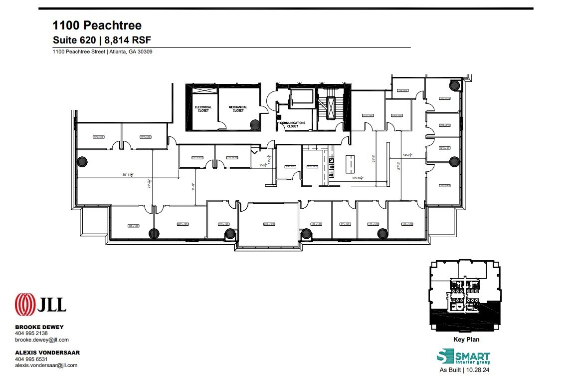 1100 Peachtree St NE, Atlanta, GA to rent Floor Plan- Image 1 of 1
