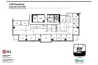 1100 Peachtree St NE, Atlanta, GA to rent Floor Plan- Image 1 of 1